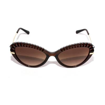 Dolce & Gabbana Brown Cat Eye Sunglasses