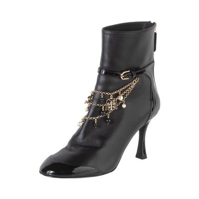Chanel Size 36 2020 Black Interlocking CC Boots