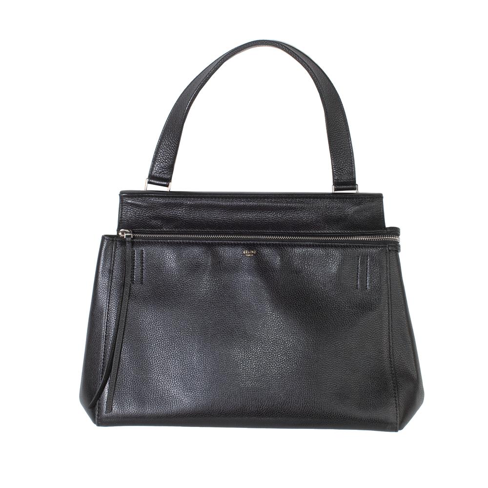  Celine Black Top Handle Handbag