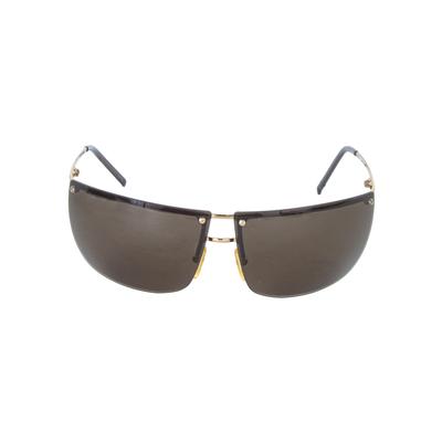 Gucci Rimless Smoke Sunglasses