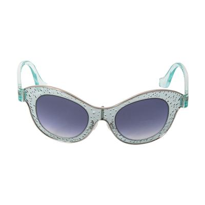 Balenciaga Blue Bubble Lucite Sunglasses 