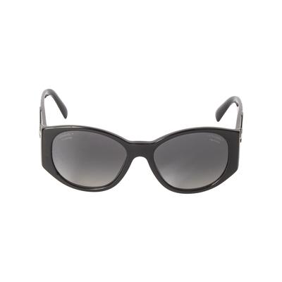 Chanel 5411 Black Polarized Lined Sunglasses