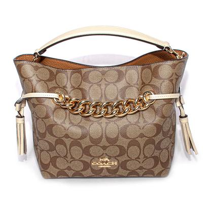 New Coach Brown Leather Crossbody Bag