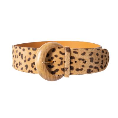 Ralph Lauren Size Small Brown Leopard Pony Hair belt 