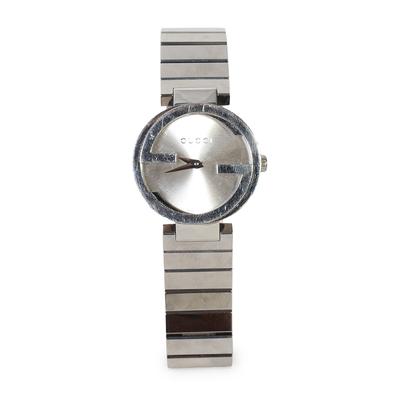 Gucci Stainless Steel Panel Band Watch