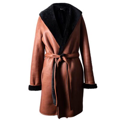 The Row Size Small Brown and Black Reversible Coat