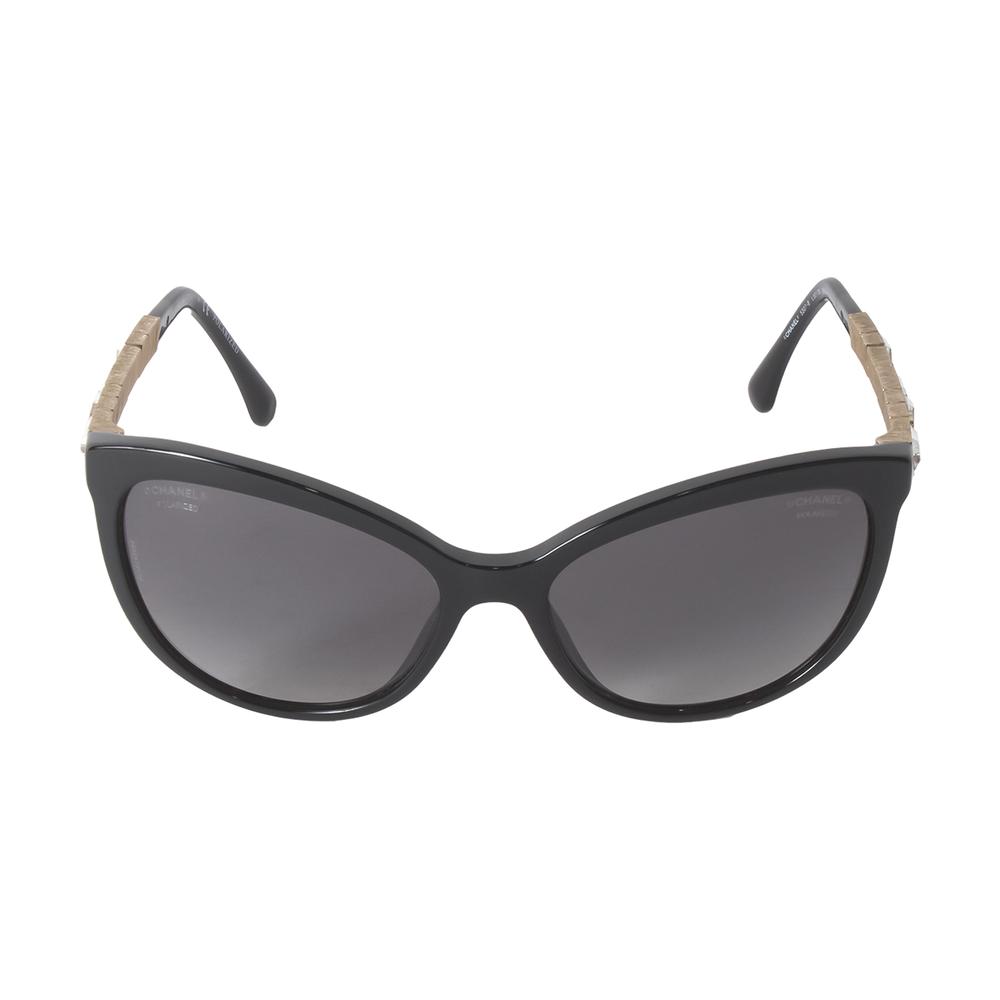  Chanel Black Rhinestones Sunglasses