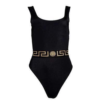 Versace Size 2 Black Swimsuit