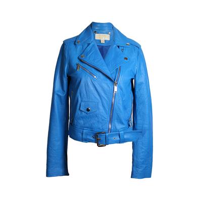  Michael Kors Size XS Leather Moto Jacket
