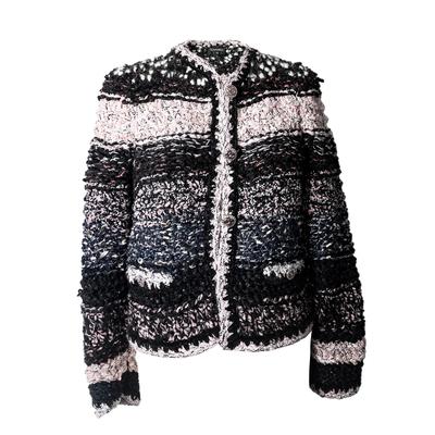 Chanel Size 36 Black 2022 Beaded Knit jacket