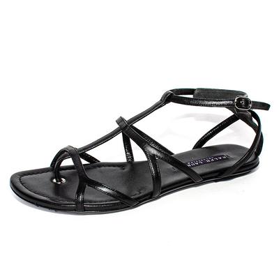 Ralph Lauren Size 37 Black Leather Sandals