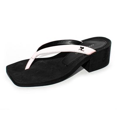 Courreges Size 37 Black Sandals