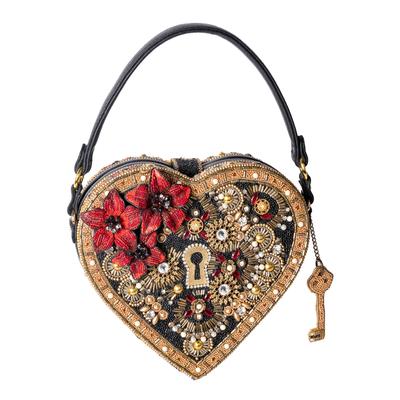 Mary Frances Embellished Heart Handbag