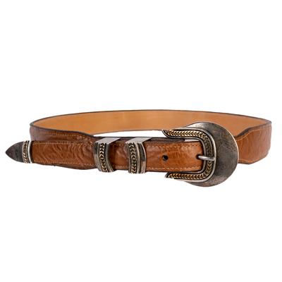 Shades Of The West Size Medium Tan Leather Belt