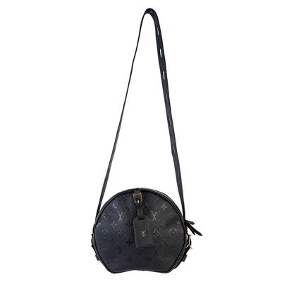 Louis Vuitton Black Empreinte Boite Chapeau Handbag