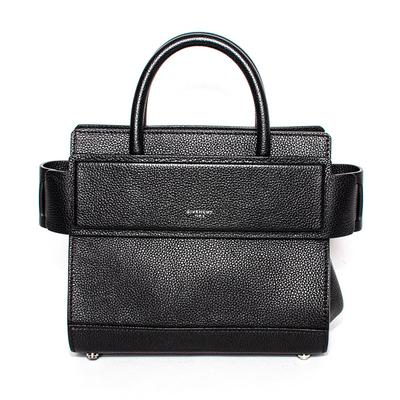 Givenchy Black Leather Horizon Nano Handbag