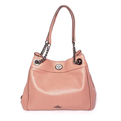 Coach Pink Leather Handbag