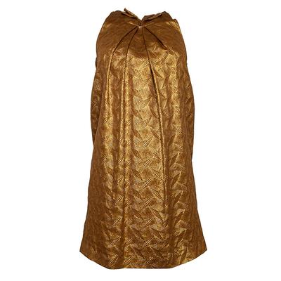 Roland Mouret Size 4 Gold Dress