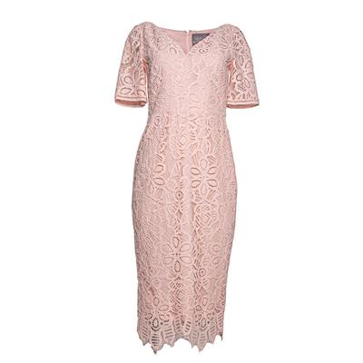 Lela Rose Size 4 Pink Lace Dress