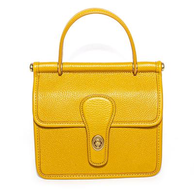 Coach Yellow Leather Handbag