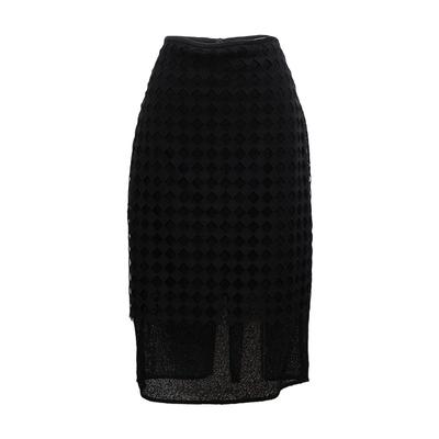Diane Von Furstenberg Size 10 Twig Lace Pencil Skirt