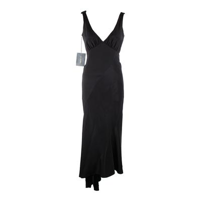 Zac Posen Size 8 Black Maxi Dress 