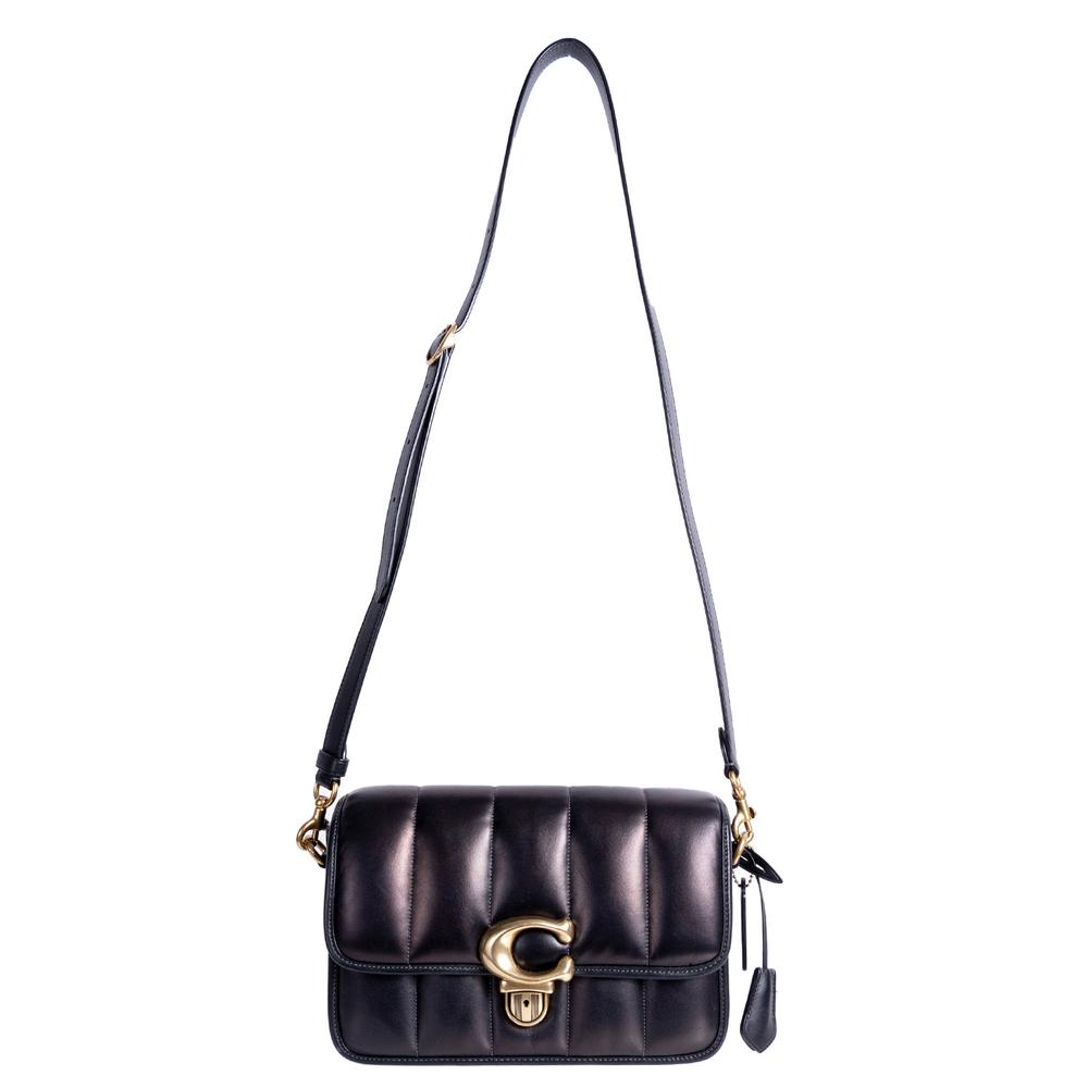  Coach Black Quilted Crossbody