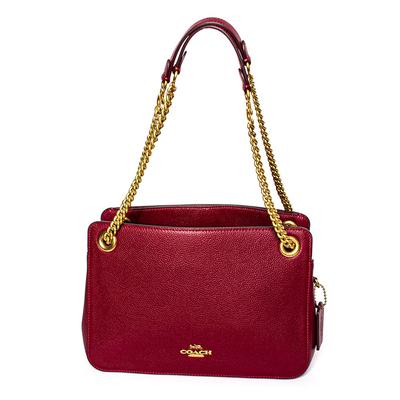 Coach Red Leather Handbag
