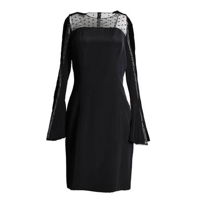 Monique Lhuillier Collection Size 8 Point d'Esprit Cocktail Dress 