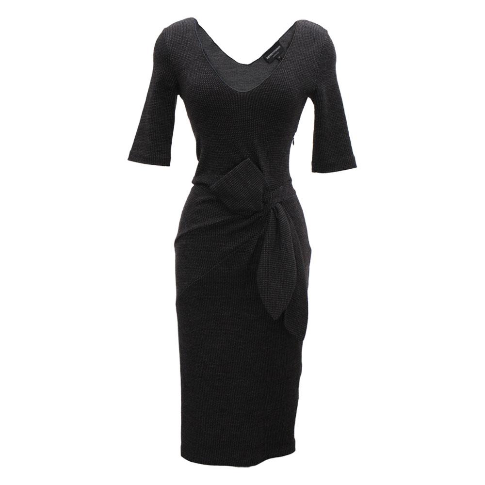  Emporio Armani Size 38 Gray Short Dress