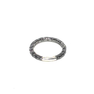 John Hardy Size 6 Silver Cable Ring