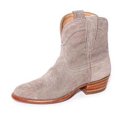 Tecovas Size 7.5 Grey Suede Boots