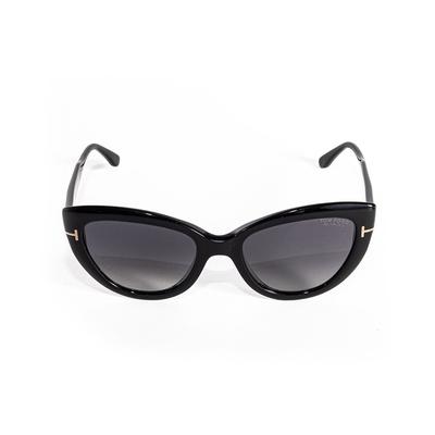 Tom Ford Black Cat Eye Anya Sunglasses