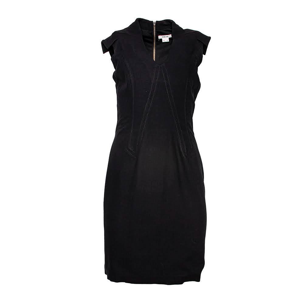  Helmut Lang Size 6 Black Dress