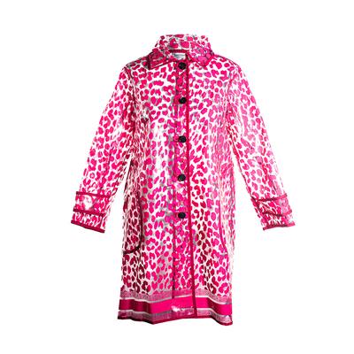 Christian Dior Pink Leopard Print Raincoat