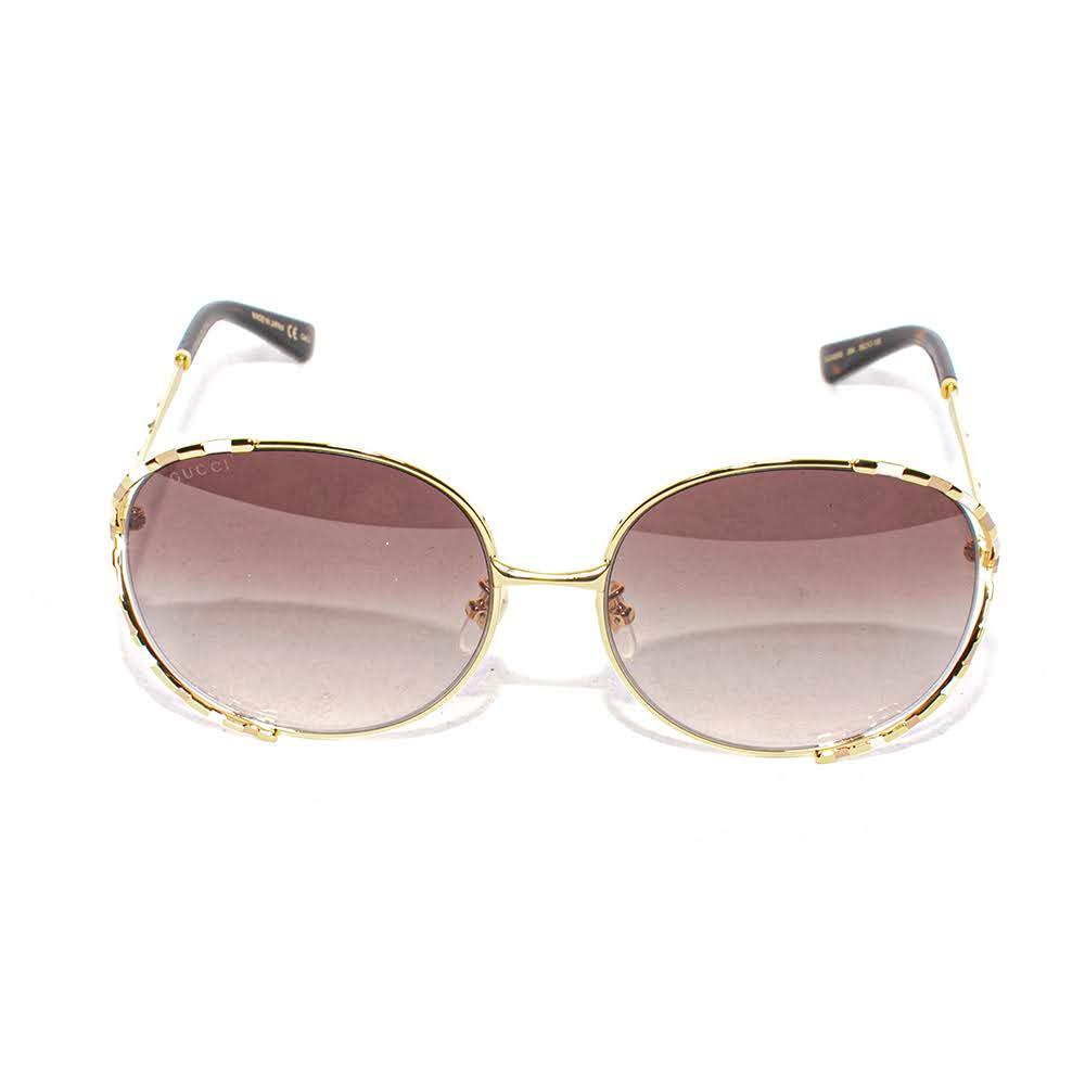  Gucci Gold Sunglasses