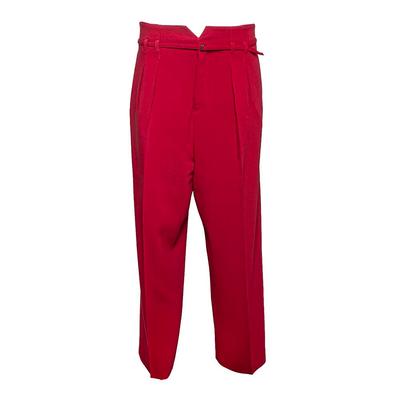 Valentino Size 44 Red Pants