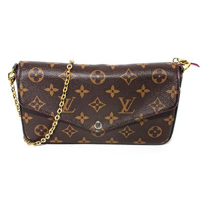 Louis Vuitton Brown PO Felicie GM Crossbody Bag