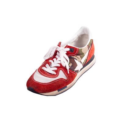 Golden Goose Size 12 Red Running Sneakers
