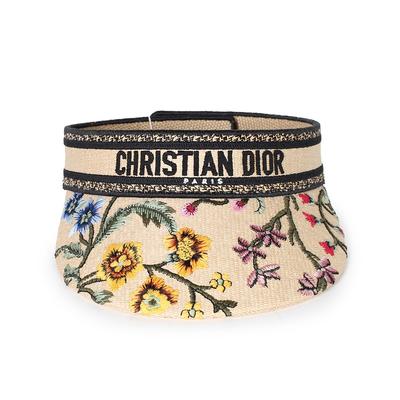 New Christian Dior One Size D-Smash Petites Fleures Visor