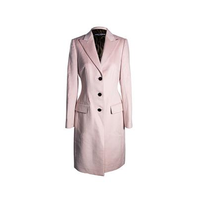 Dolce & Gabbana Size 44 Pink Coat 