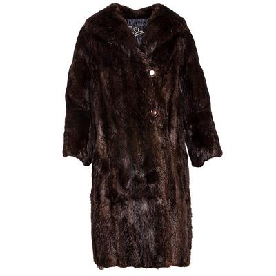 Eaton's Fur Salon Size Medium Brown Coat