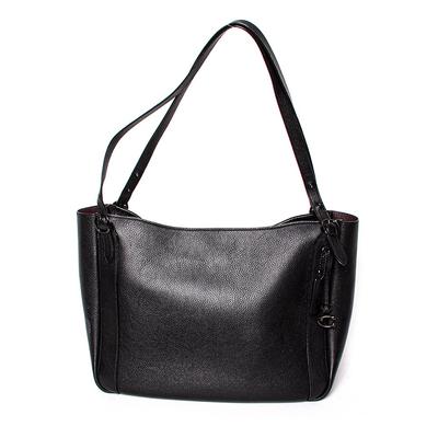 Coach Black Pebble Leather Handbag