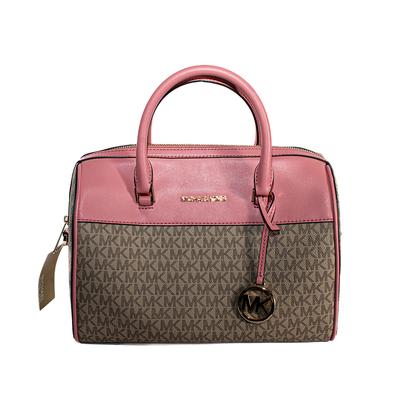 Michael M Kors Tan & Pink Handbag