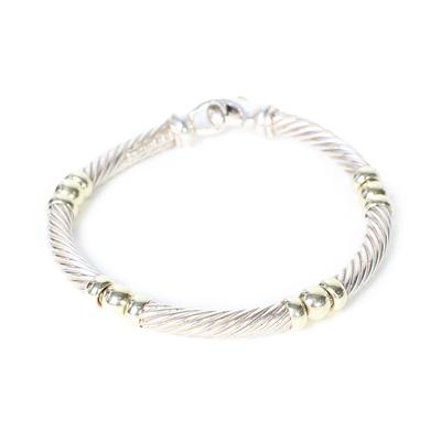 David Yurman Two-Tone Cable Bracelet