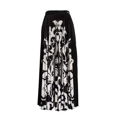 Valentino Size Medium Black Floral Skirt