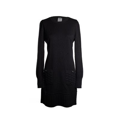 Chanel Size 40 Black Short Dress