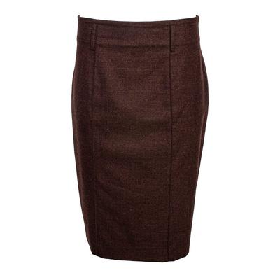 Yves Saint Laurent Size Small Brown Skirt