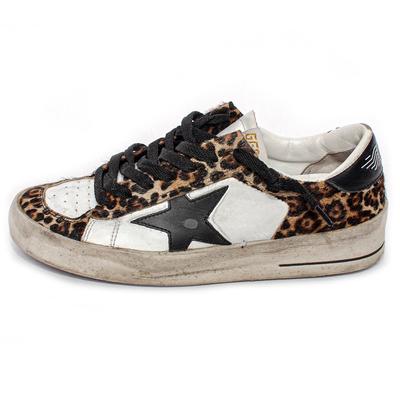 Golden Goose Size 37 Brown Pony Hair Sneakers