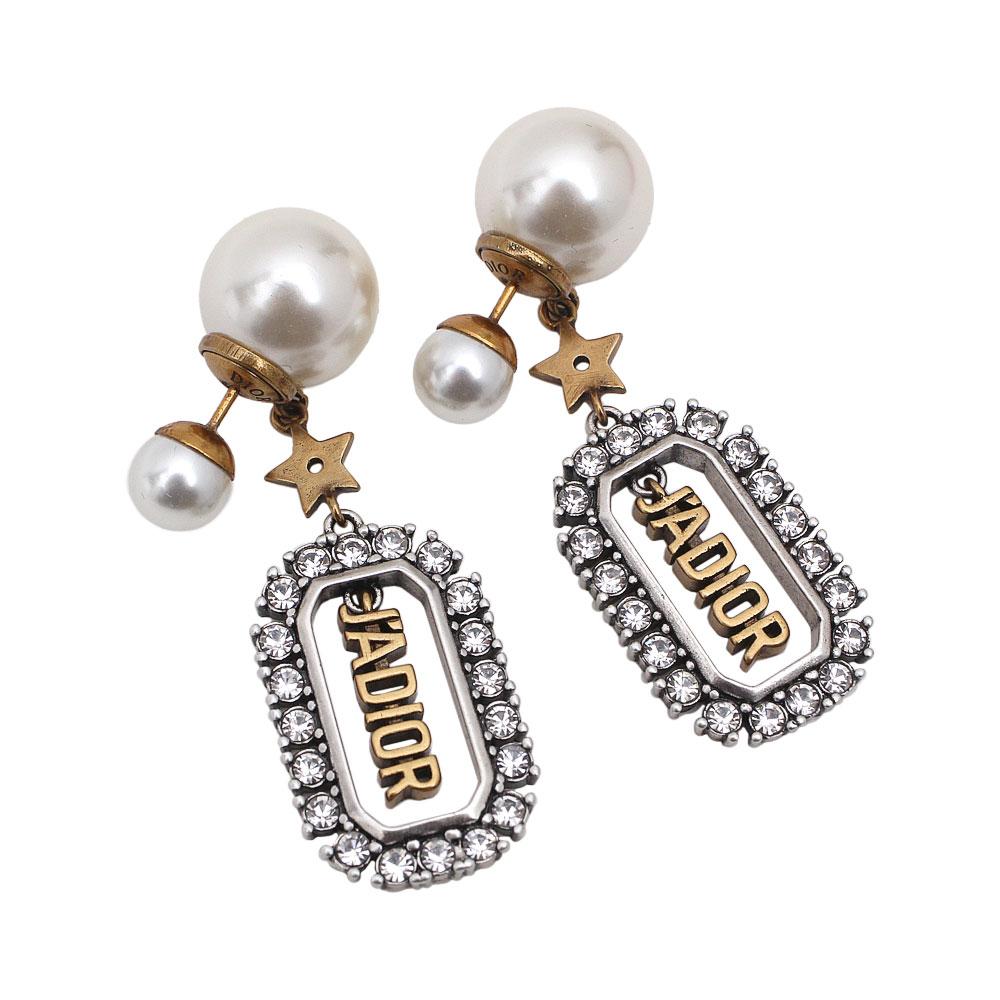 Dior Jewelry | Brand New Dior Tribales Earrings | Color: Gold/White | Size: Os | Lemonlover99's Closet